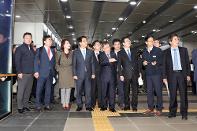 Land, Infrastructure and Transport Committee members ride on Wonju-Gangneung HSR 사진