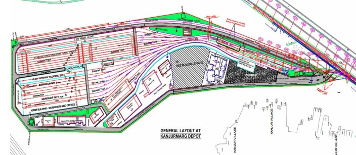 General consultant for civil works of depot and essential staff quarters  for Metro Line 6 of Mumbai Metro Rail Project of MMRDA