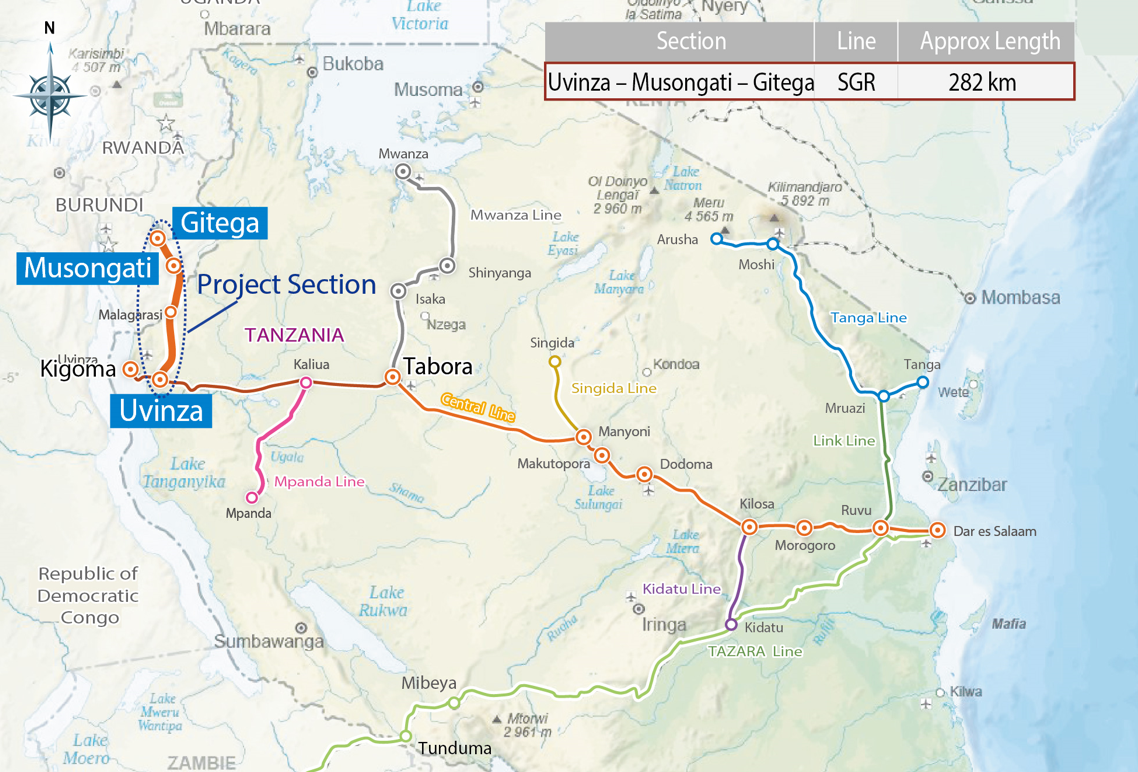 Consultancy Service for Review of Design and supervision of Works for (Uvinza-Mosongati) SGR Section
